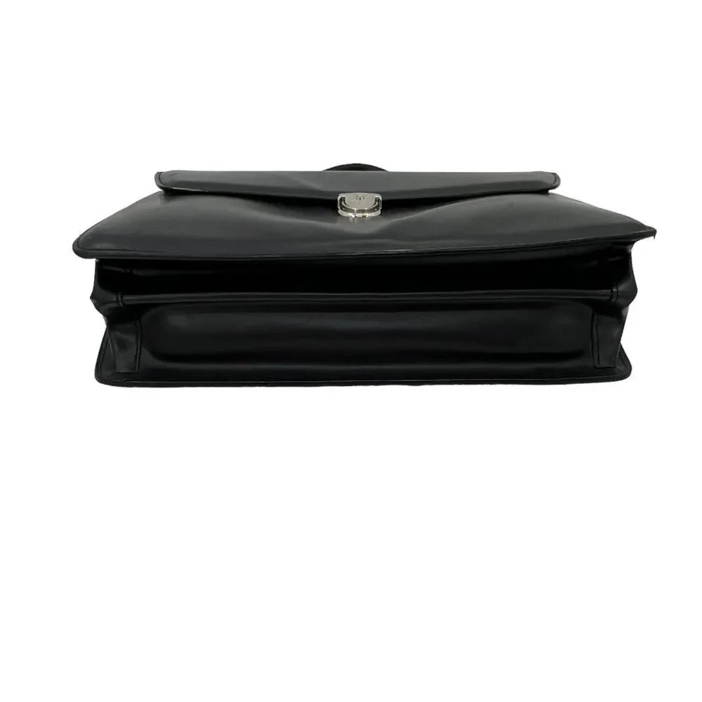 Jack Georges Black Elements Briefcase with Key & Tag